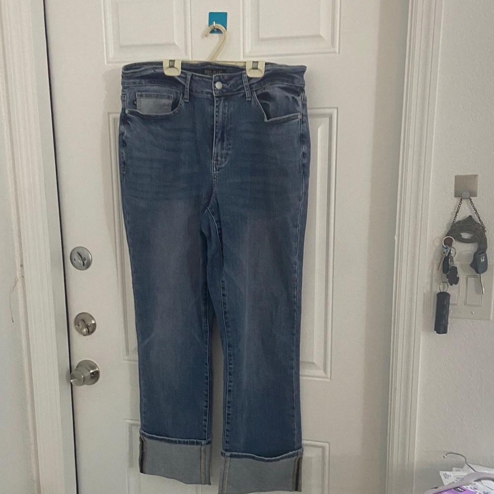 Judy Blue Ankle Jeans in Blue